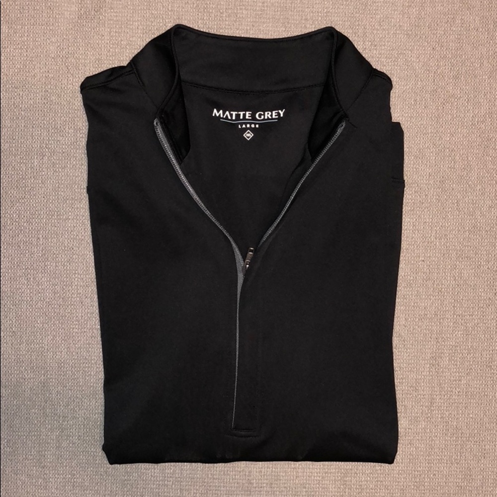 Men’s 1/2” Zip Jacket Matte Grey
